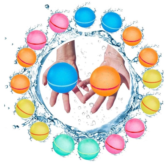 12 Silicone re-useable water balloons - Picture 5 of 8